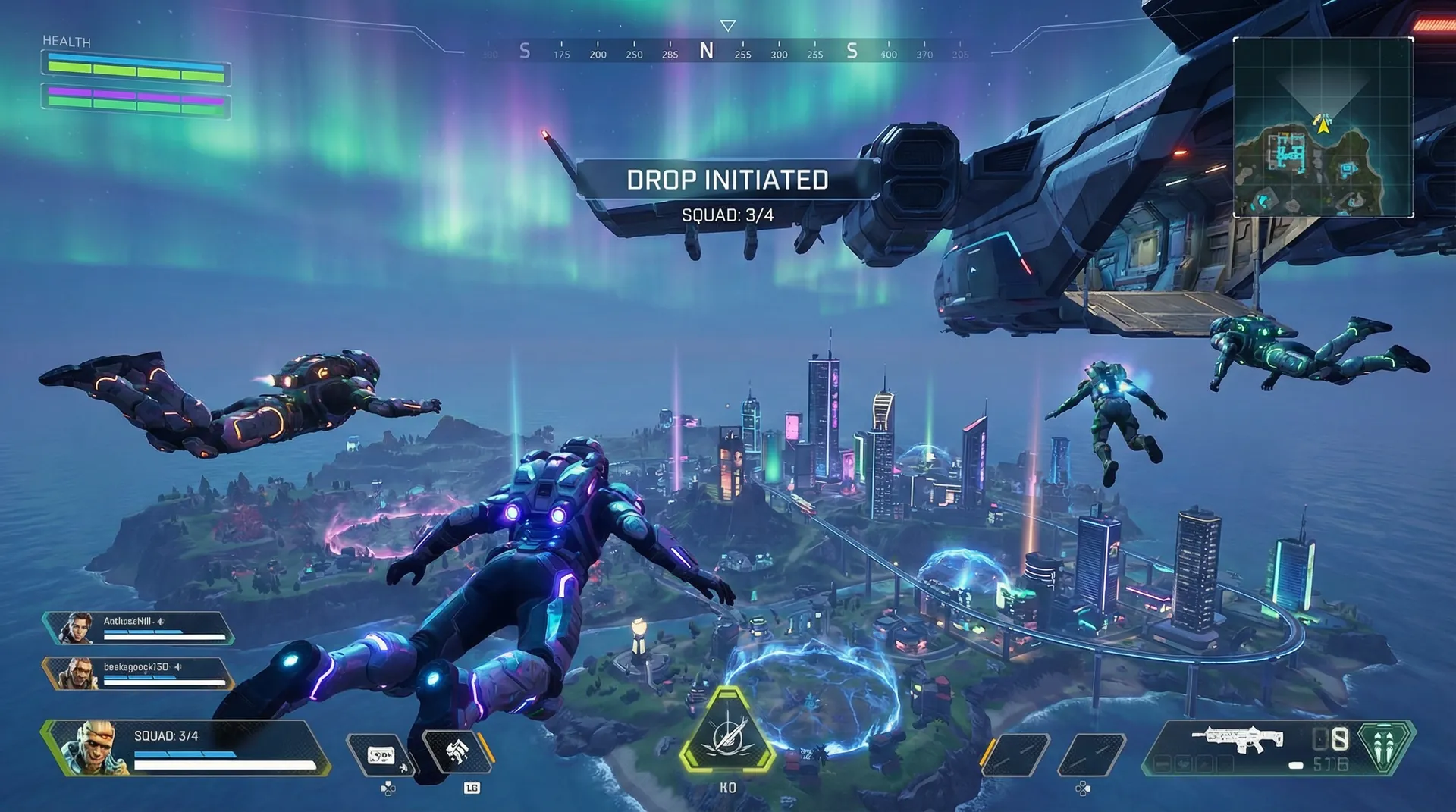 大逃杀游戏空降瞬间 - 英雄联盟下注 精彩操作